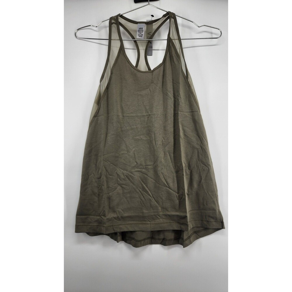Victoria's Secret XS Desert Cactus‎ VSX Cotton Jersey Racerback Tank Top NWT